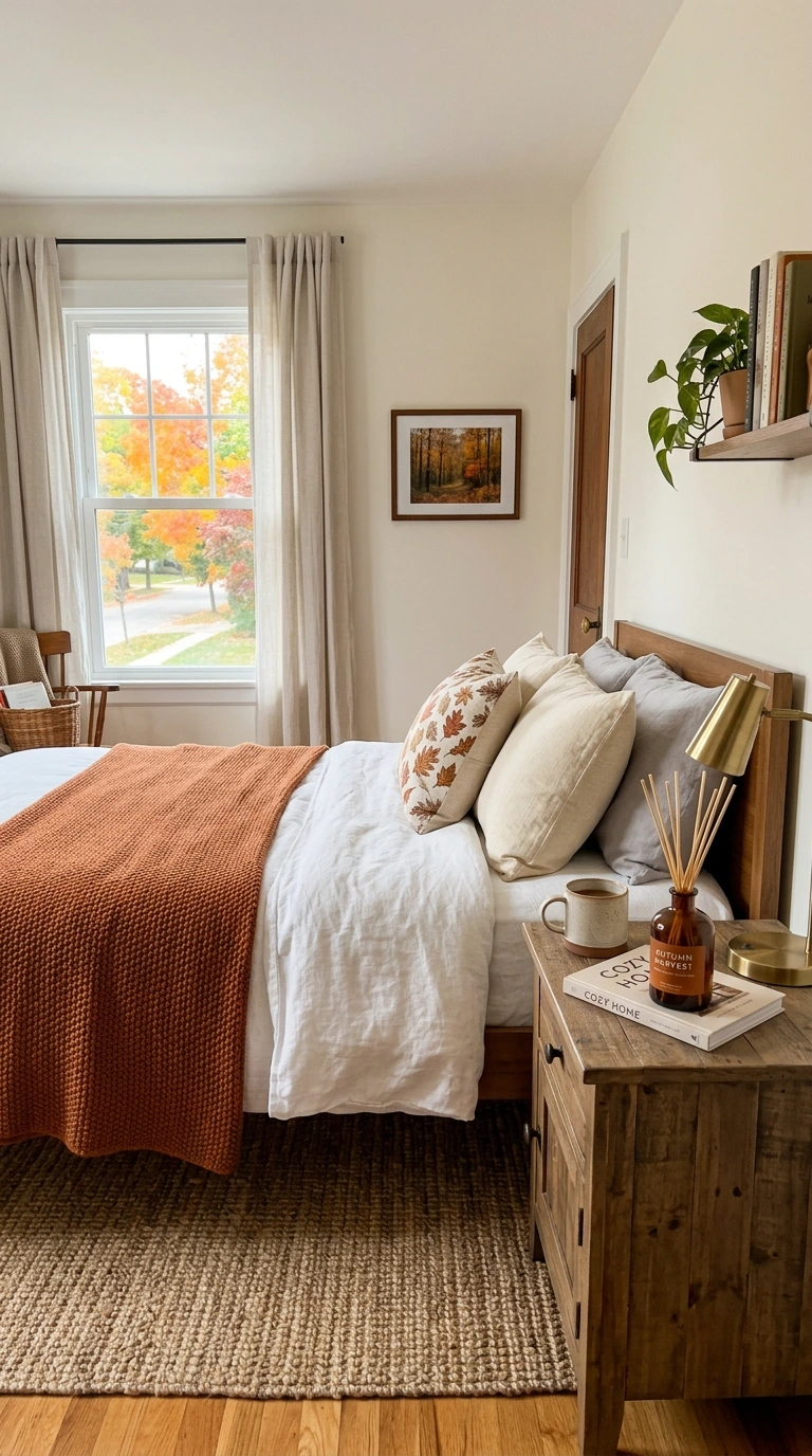 fall apartment decor ideas small space 19