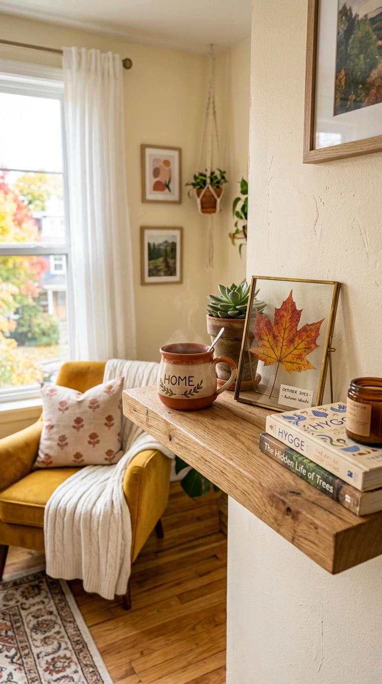 fall apartment decor ideas small space 35