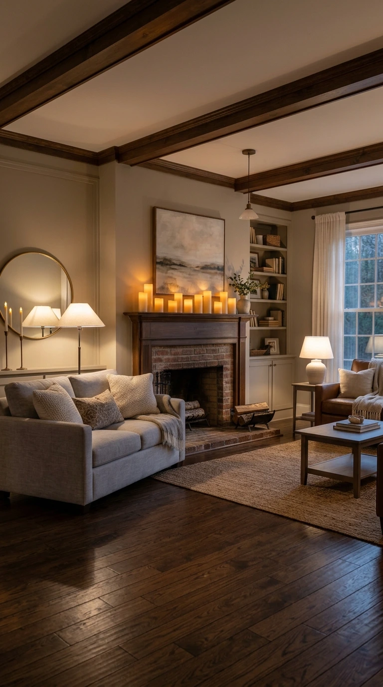 fall living room decor ideas 24