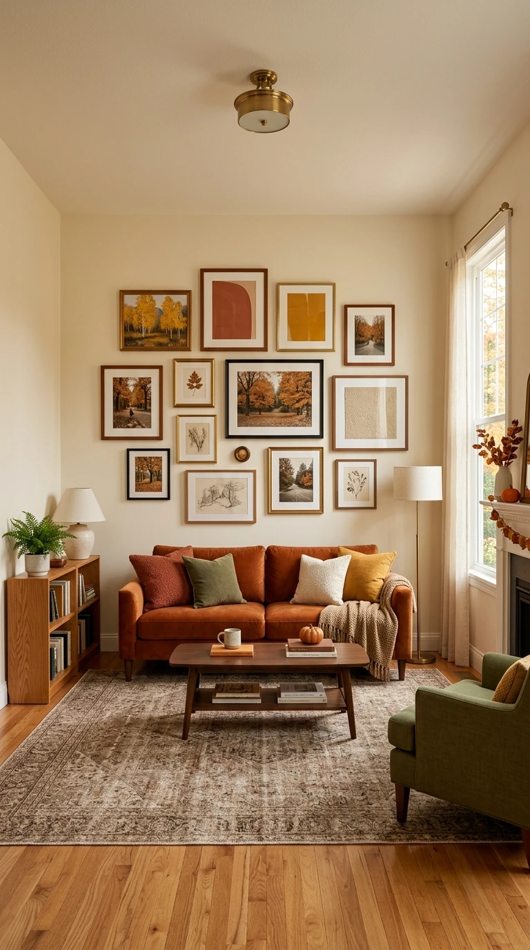 fall living room decor ideas 32