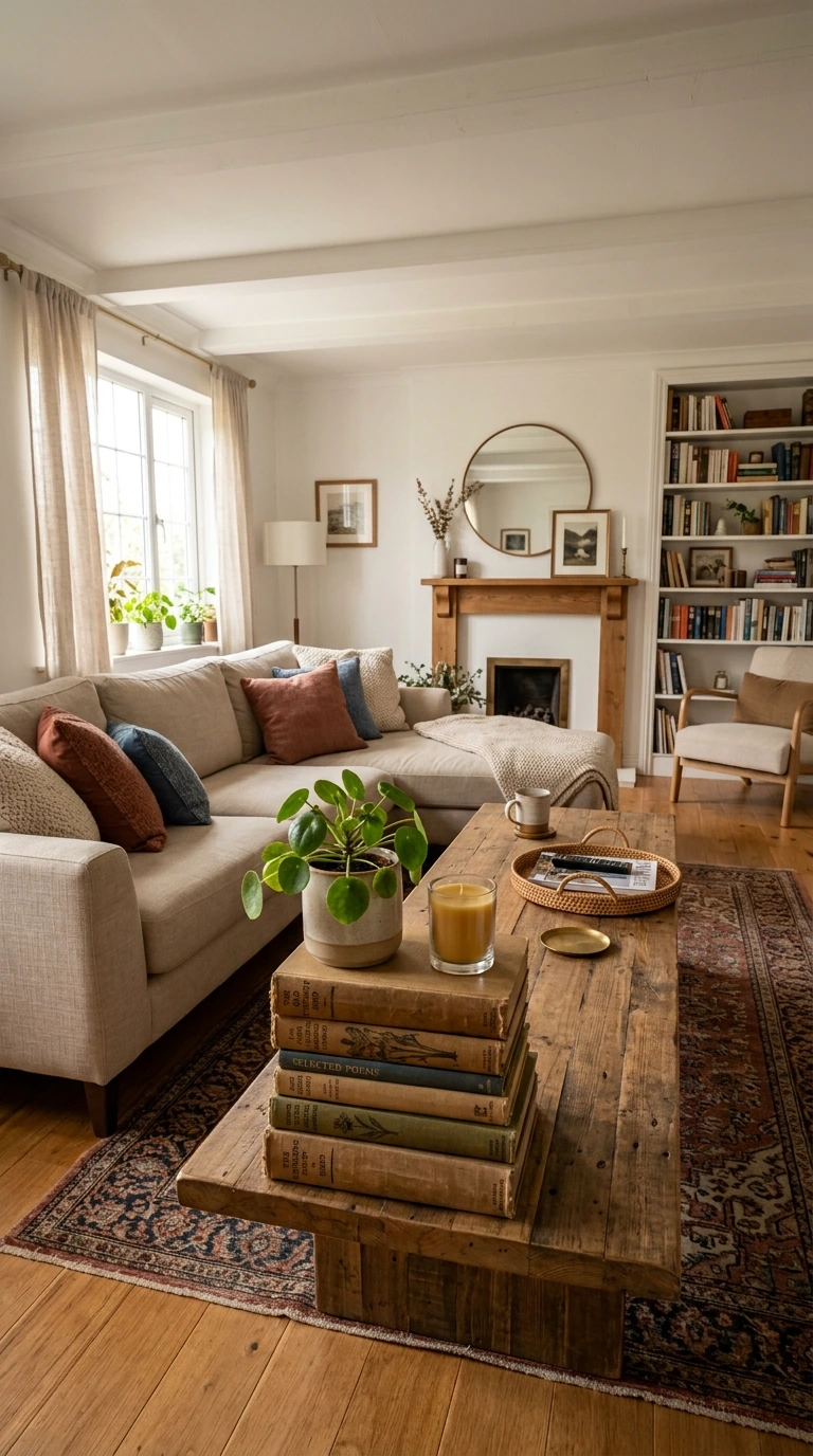 fall living room decor ideas 34