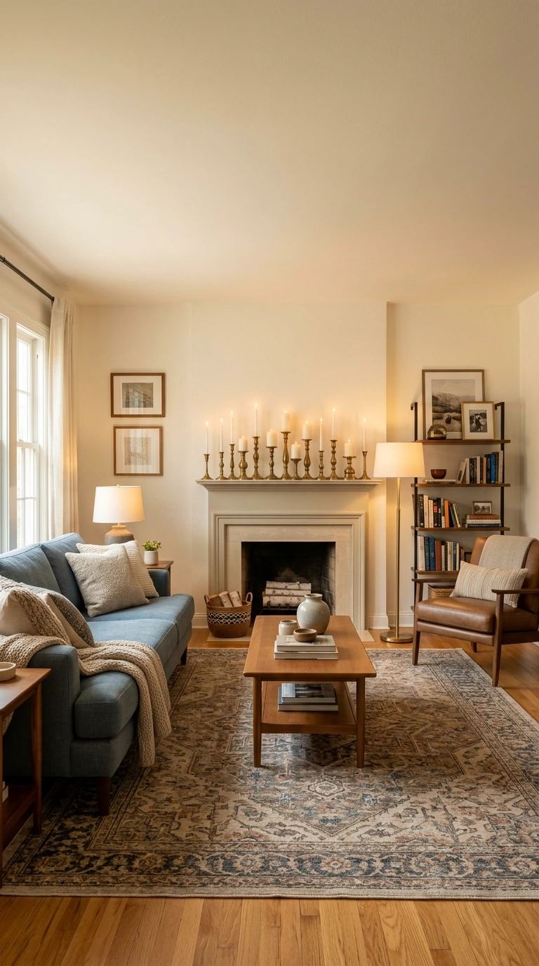 fall living room decor ideas 38