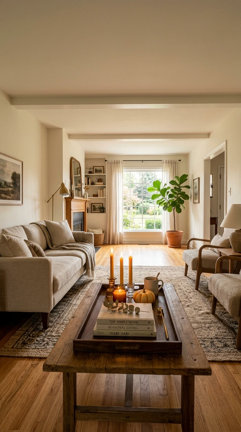fall living room decor ideas 39
