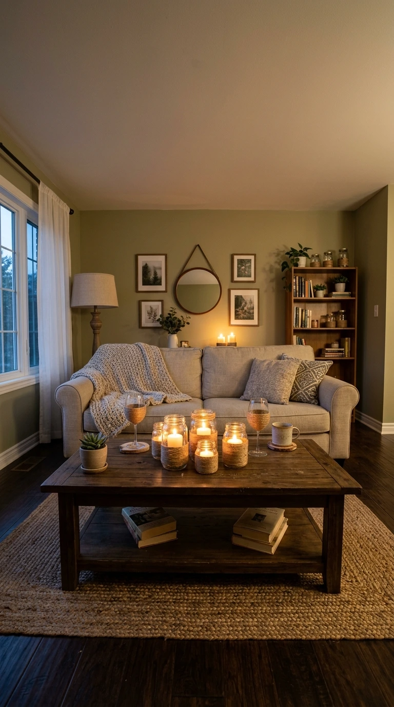 fall living room decor ideas 45