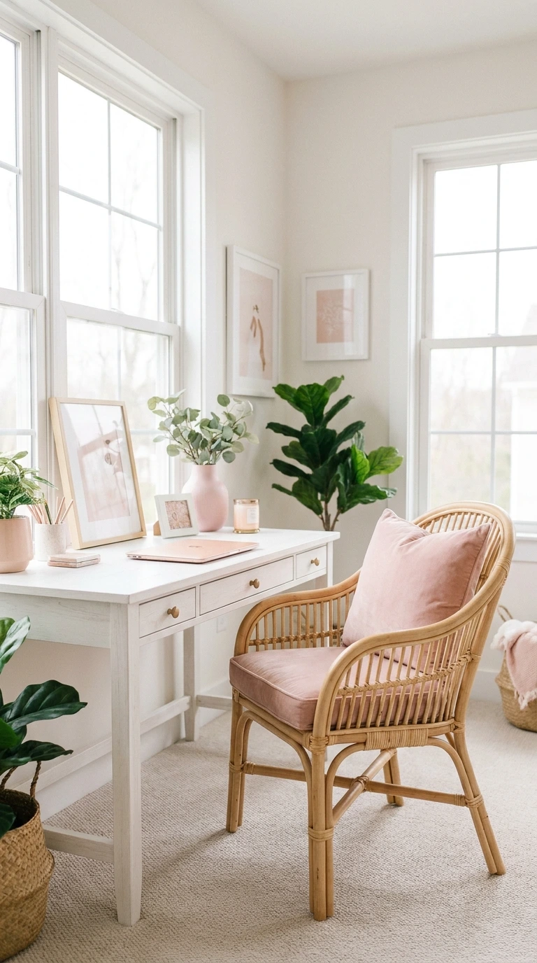 feminine home office ideas 12