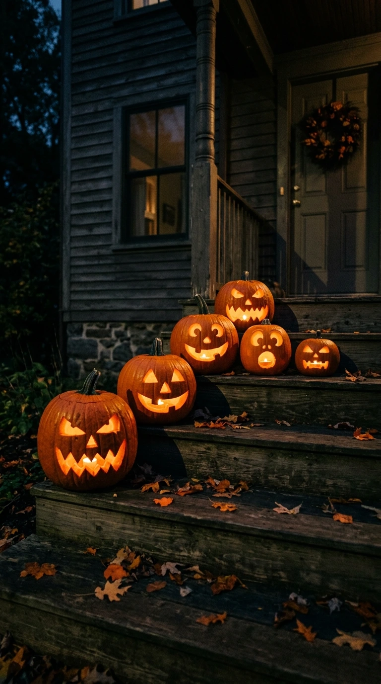 halloween front porch decor ideas 1