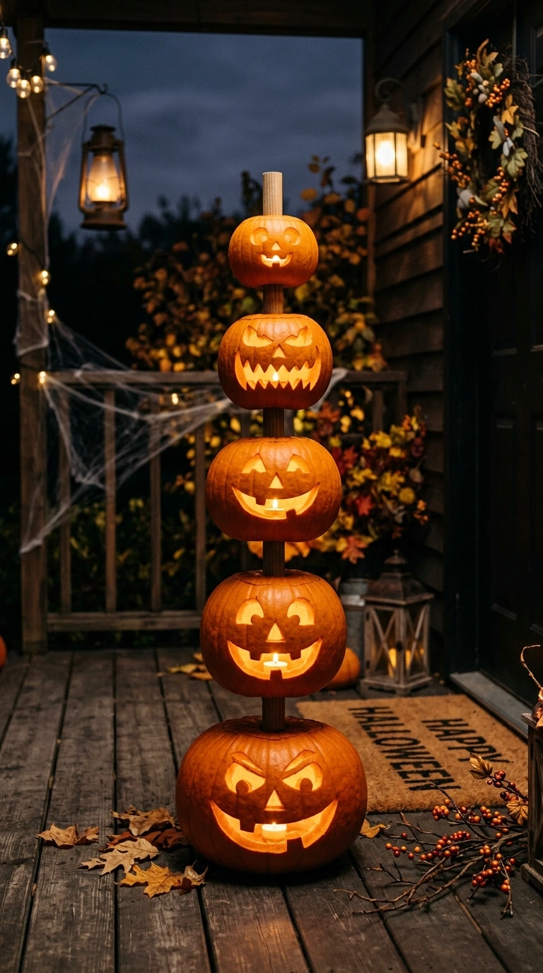 halloween front porch decor ideas 15