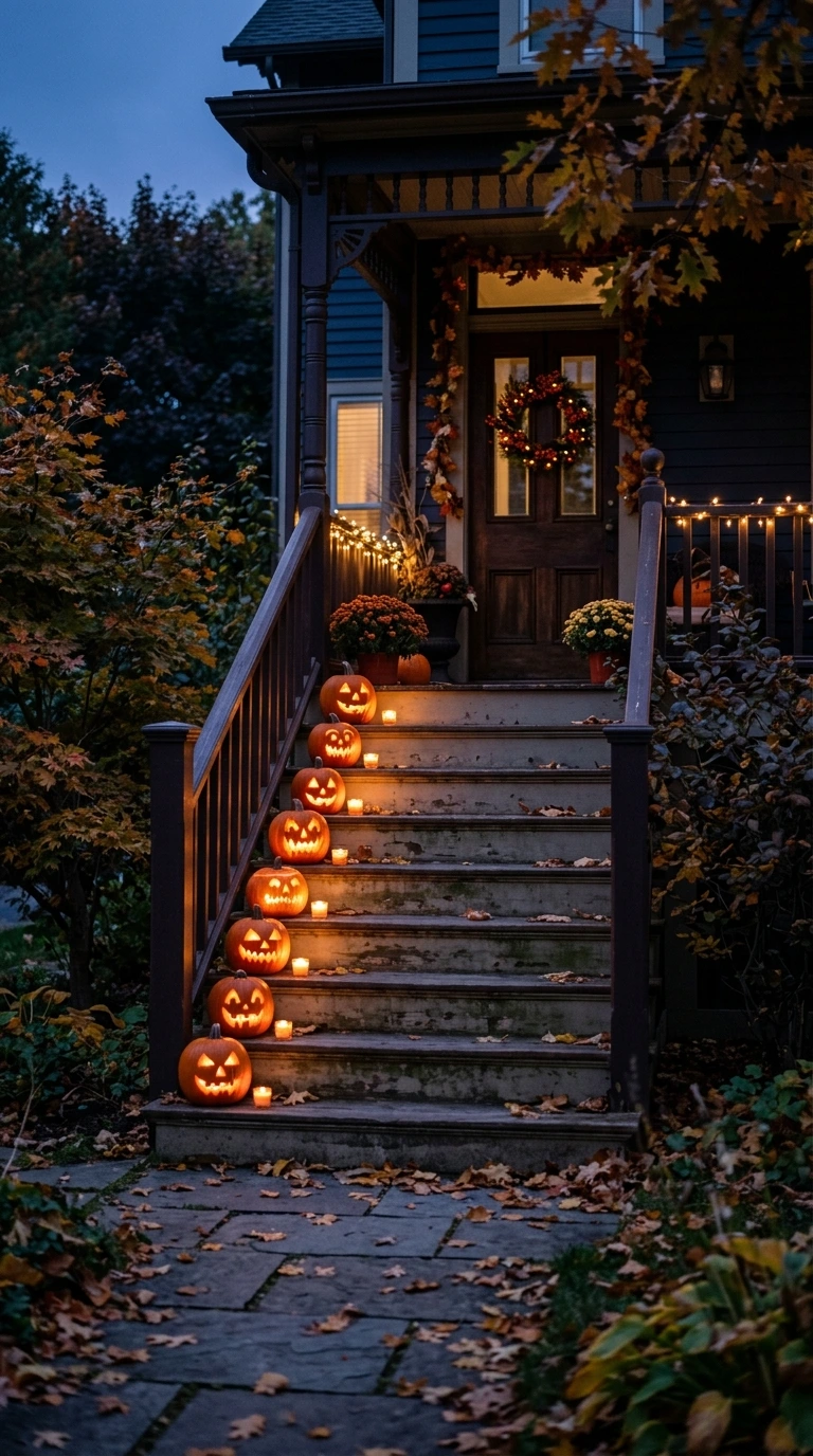 halloween front porch decor ideas 22