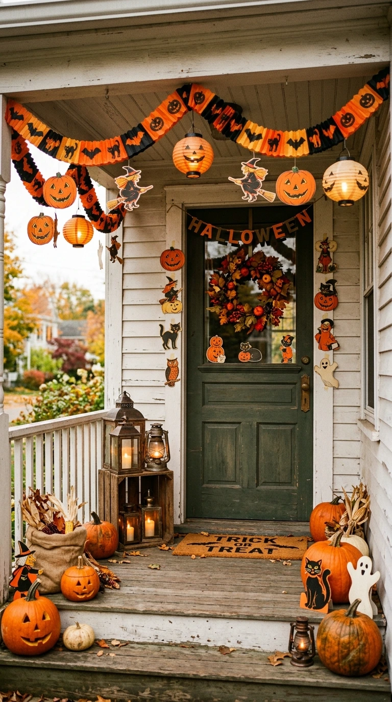 halloween front porch decor ideas 24