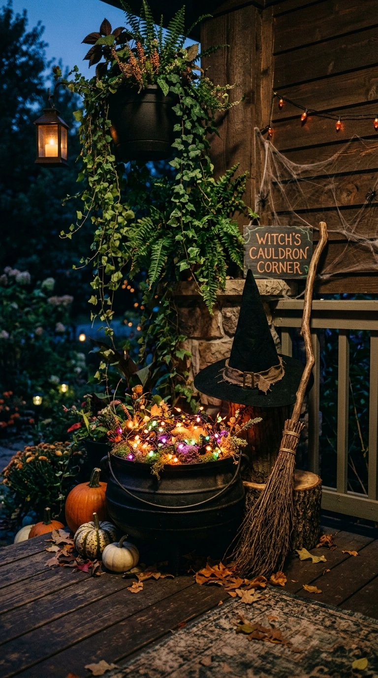 halloween front porch decor ideas 3
