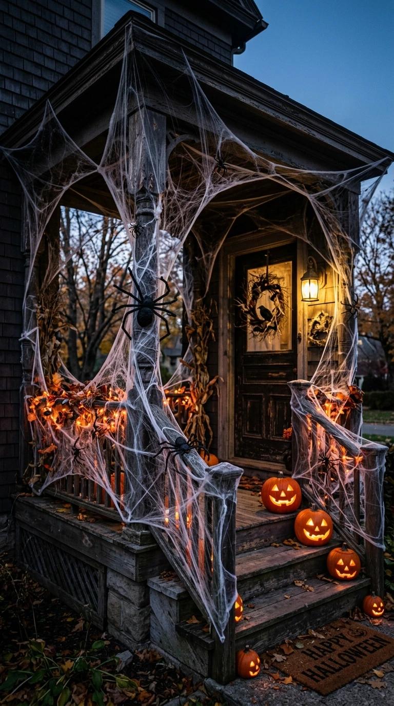 halloween front porch decor ideas 8