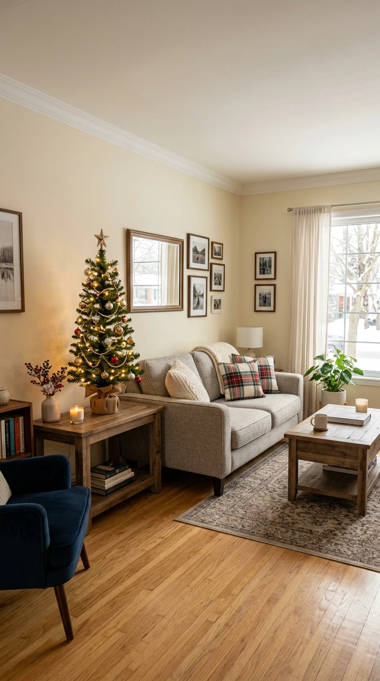 holiday living room decor small space 1
