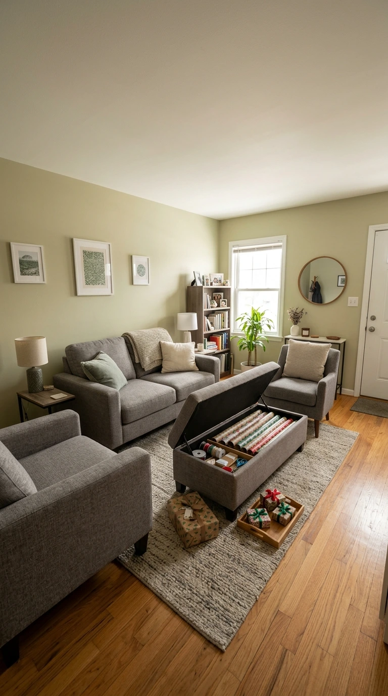 holiday living room decor small space 13