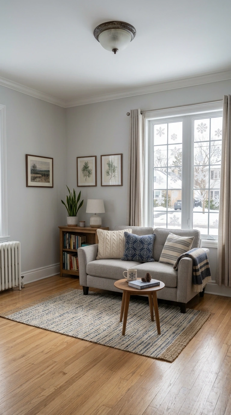 holiday living room decor small space 17