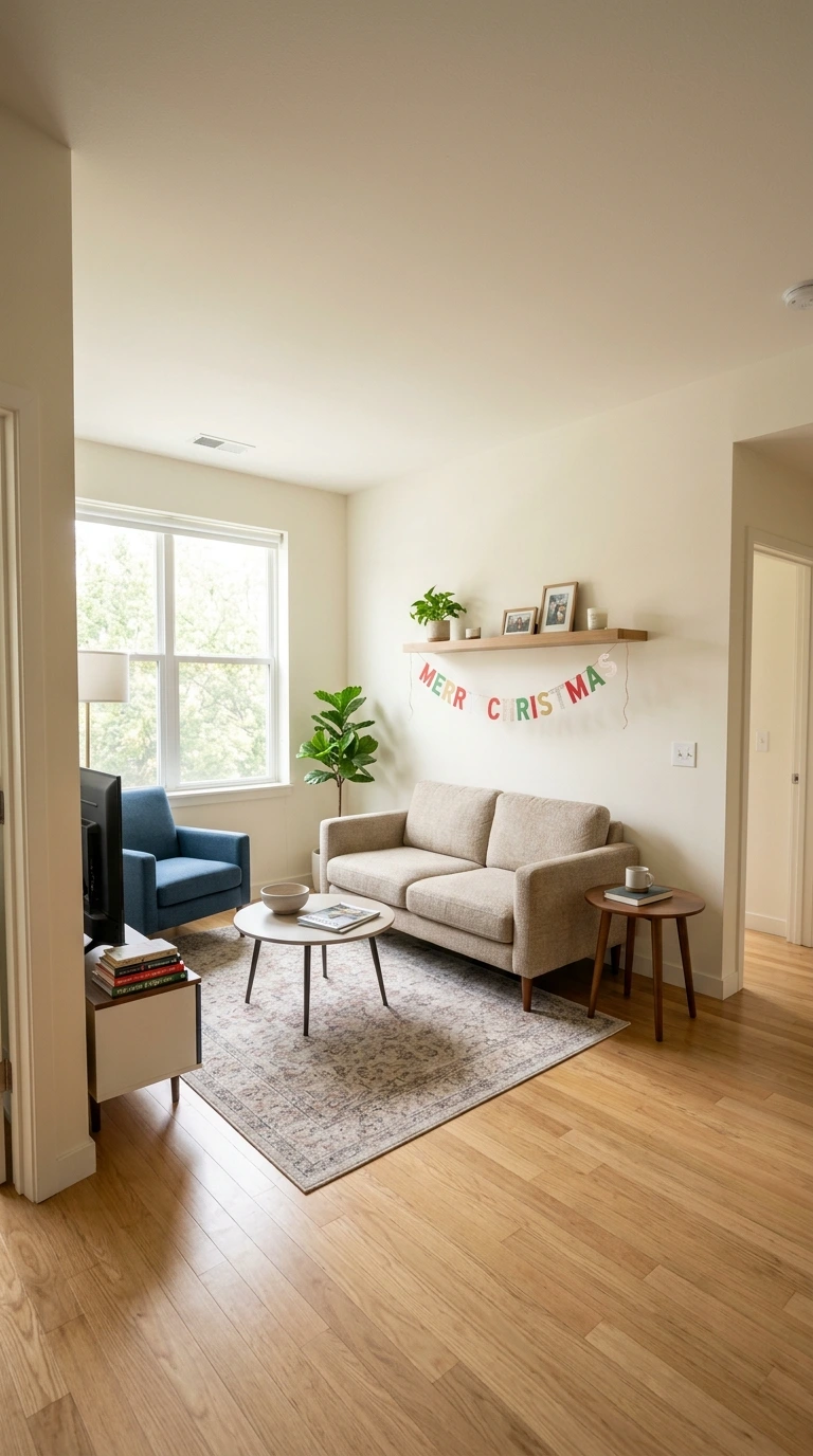 holiday living room decor small space 21