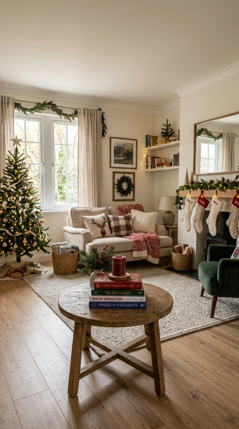 holiday living room decor small space 27