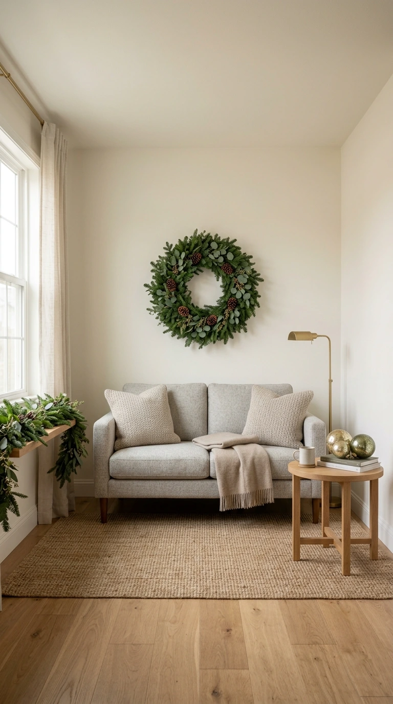 holiday living room decor small space 35