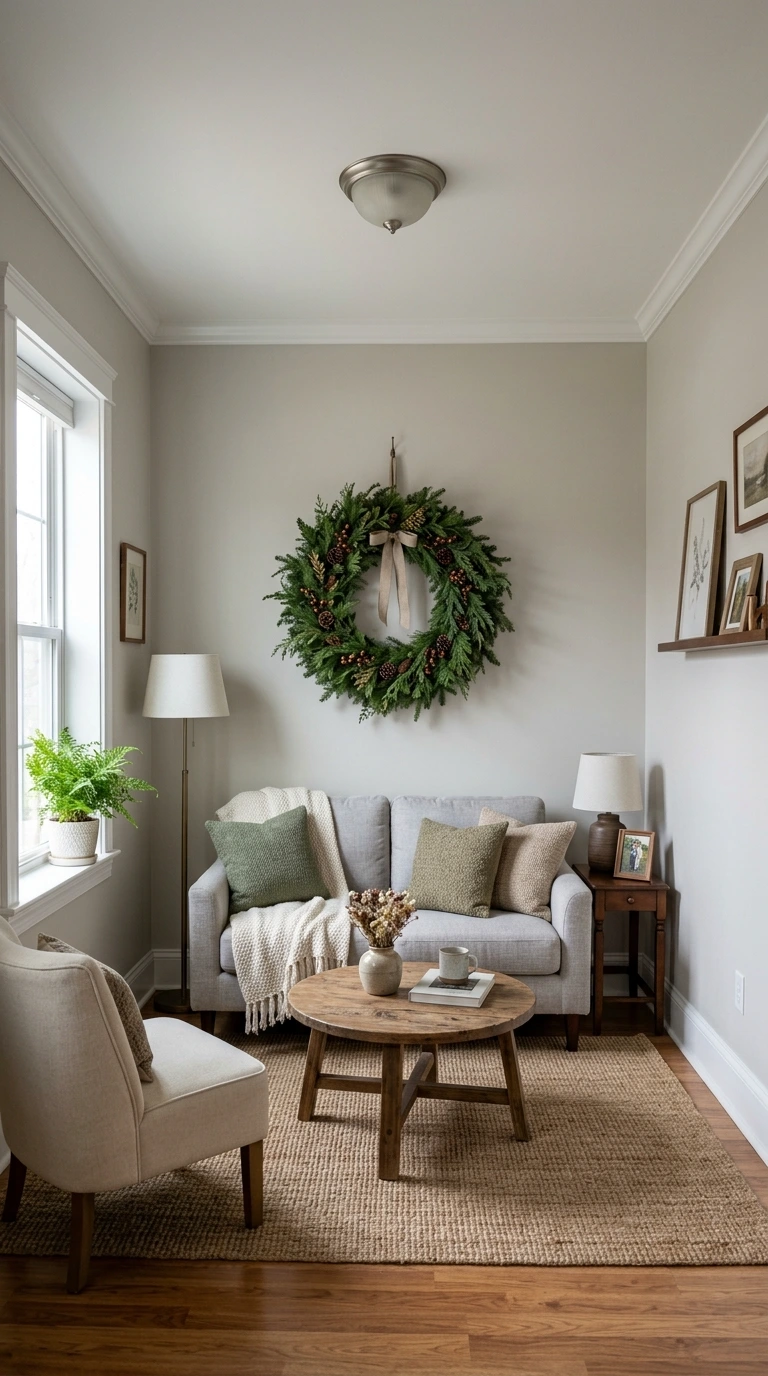 holiday living room decor small space 4