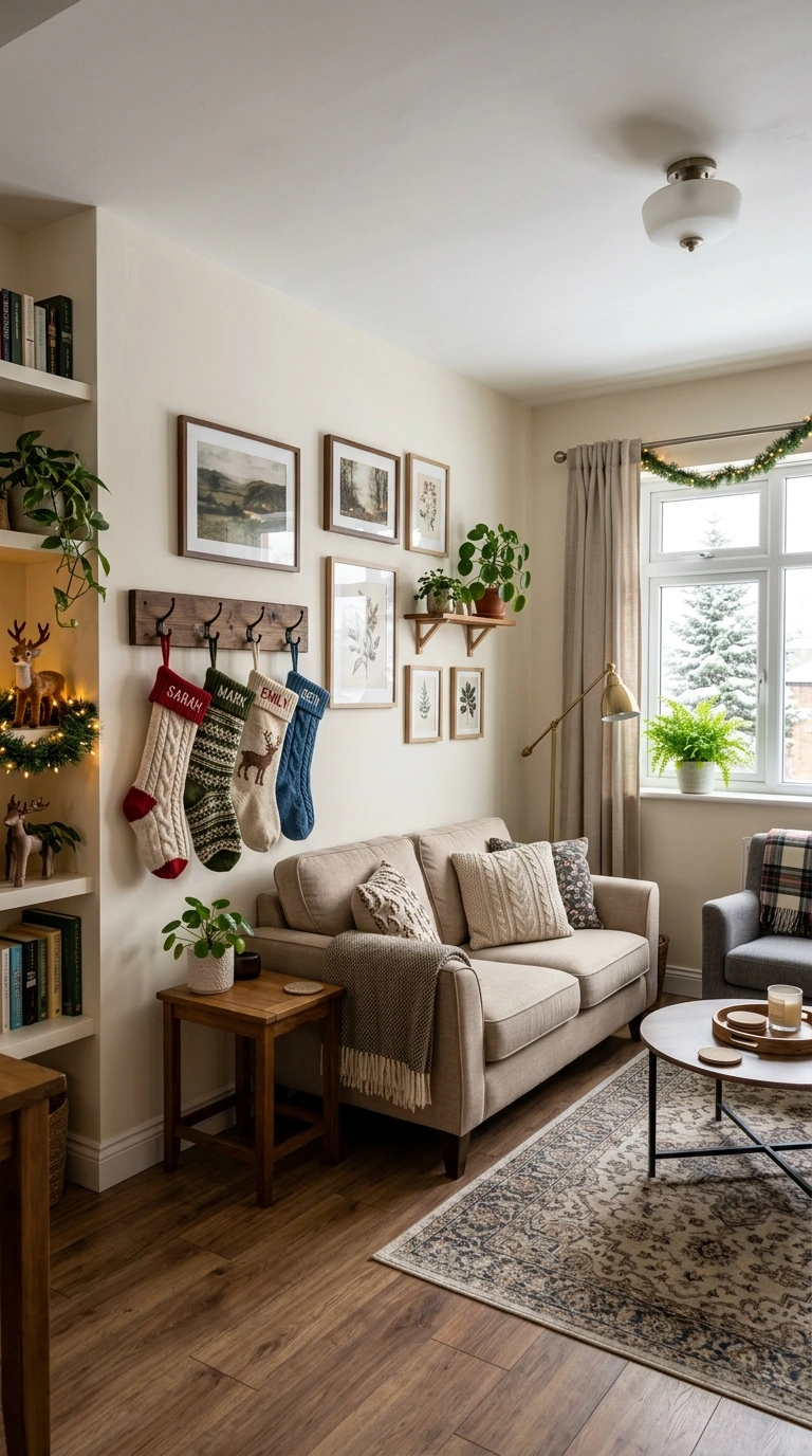 holiday living room decor small space 7