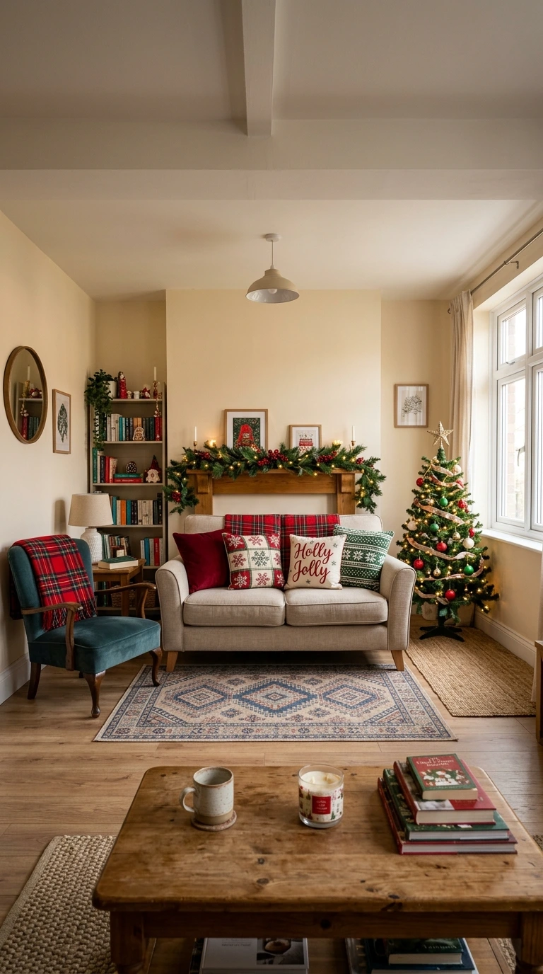 holiday living room decor small space 9