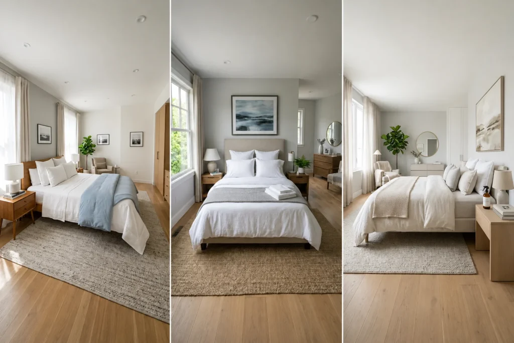 how to style bed like a hotel