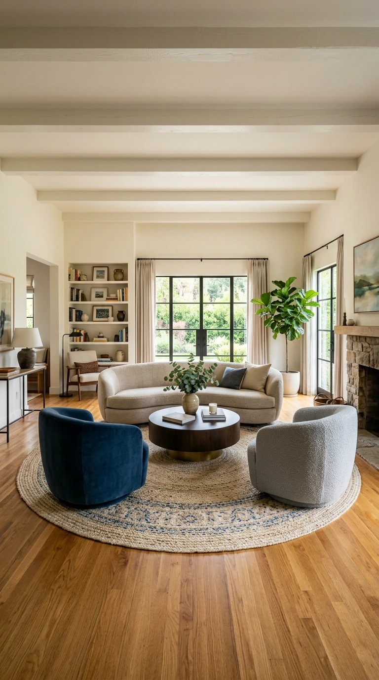 how to choose rug size living room 14