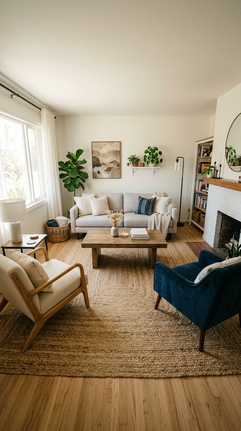 how to choose rug size living room 19