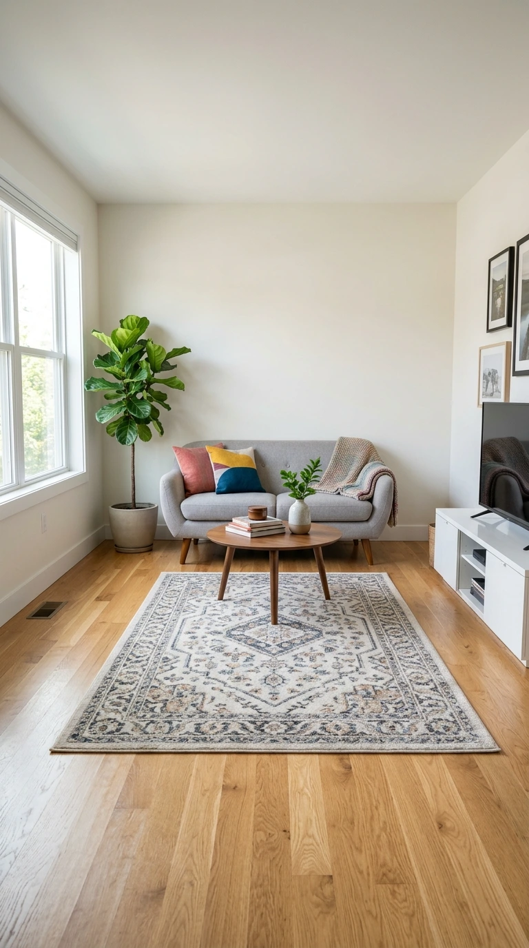 how to choose rug size living room 6