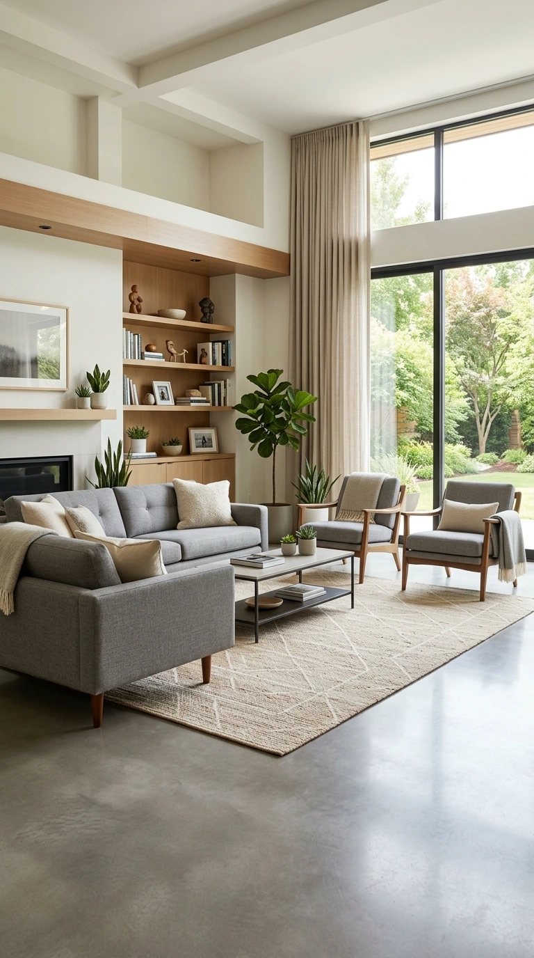 how to choose rug size living room 7
