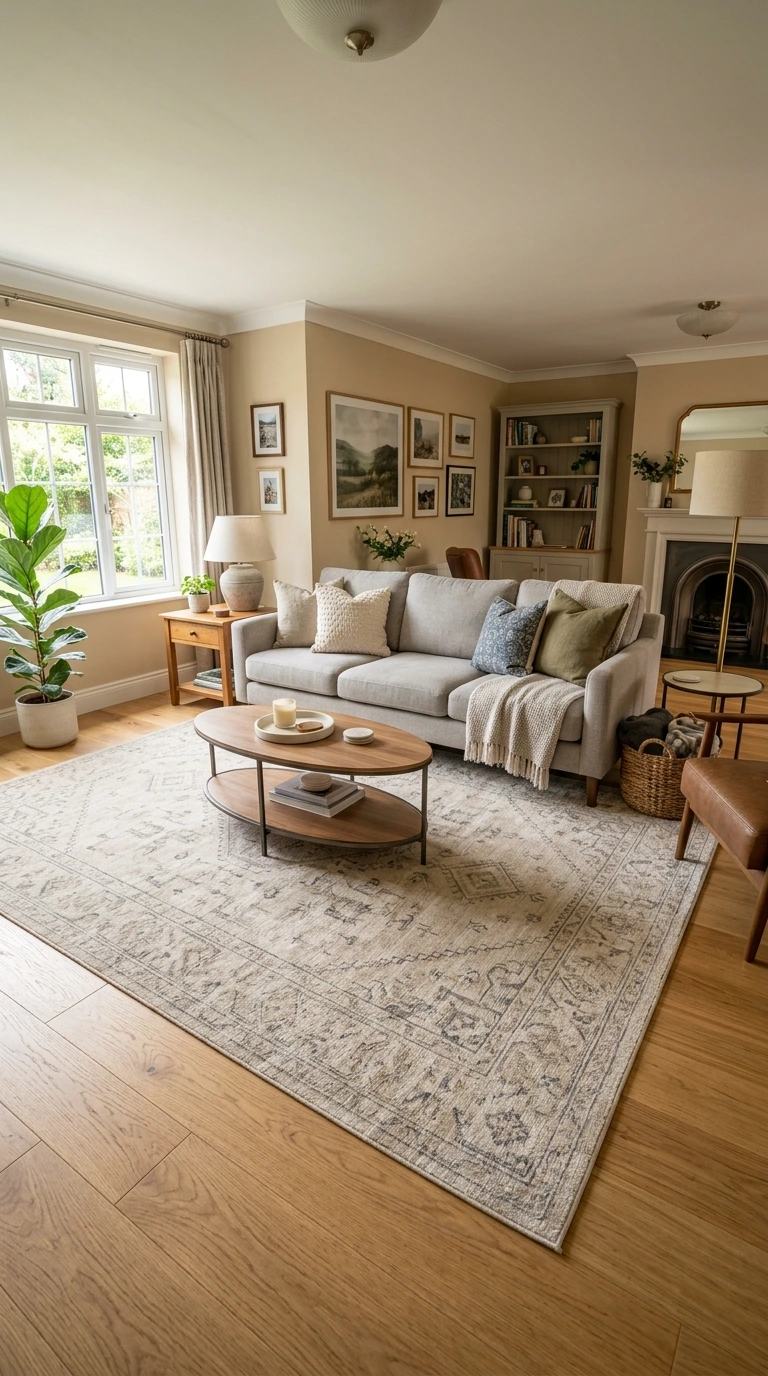 how to choose rug size living room 9