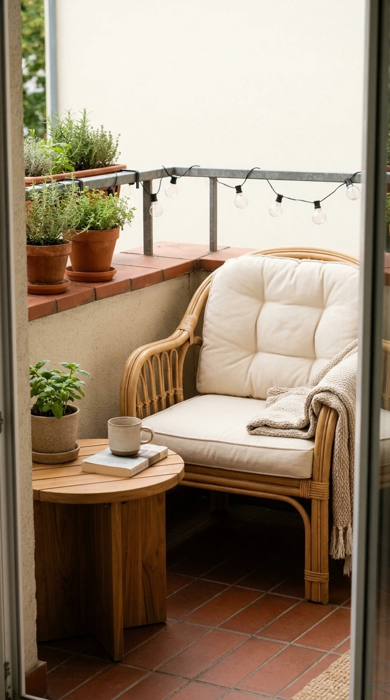 how to decorate small balcony 12