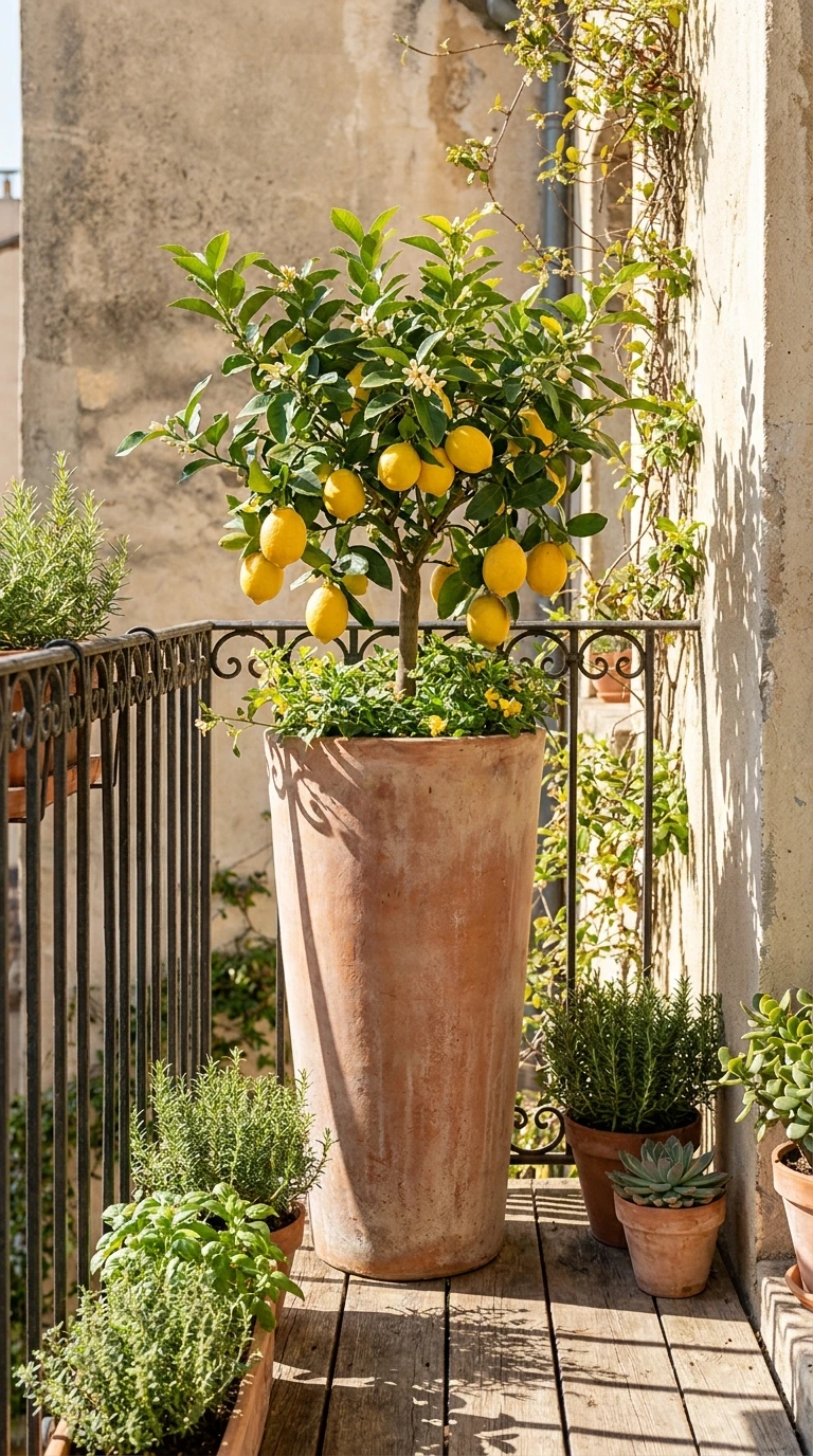 how to decorate small balcony 16