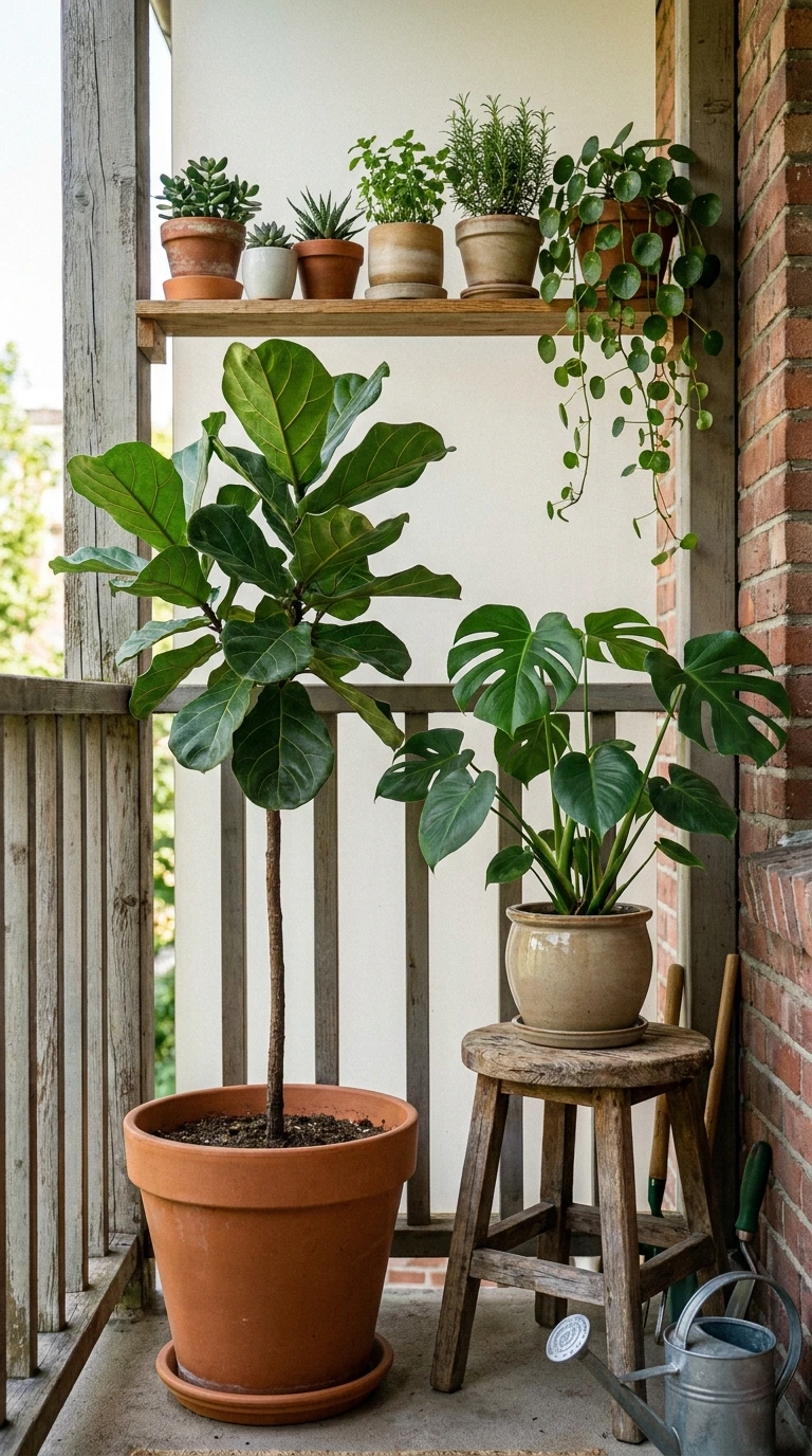 how to decorate small balcony 21