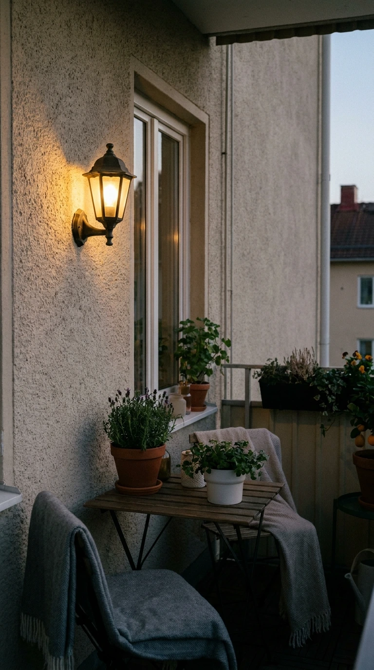 how to decorate small balcony 25