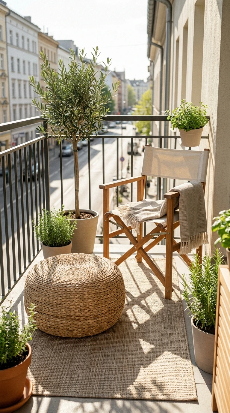 how to decorate small balcony 26