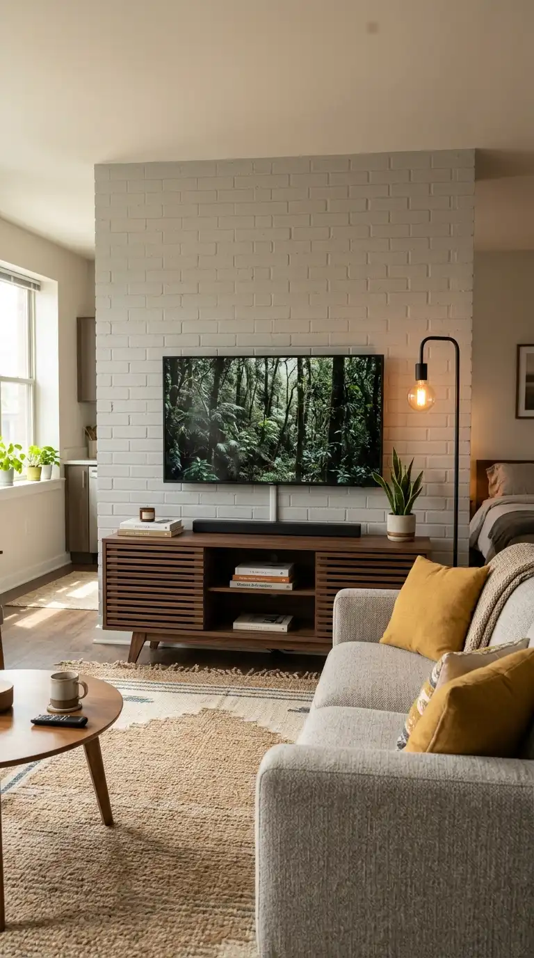 how to divide studio apartment into zones 31