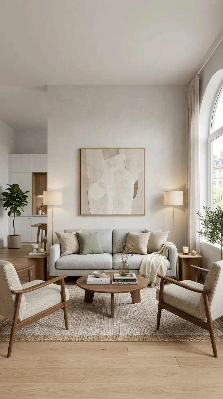 how to divide studio apartment into zones 32