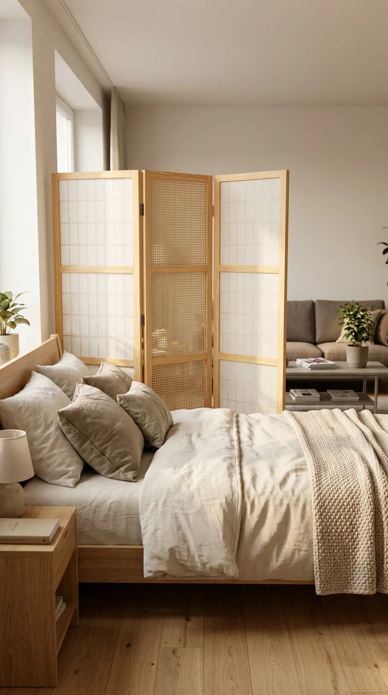 how to divide studio apartment into zones 38