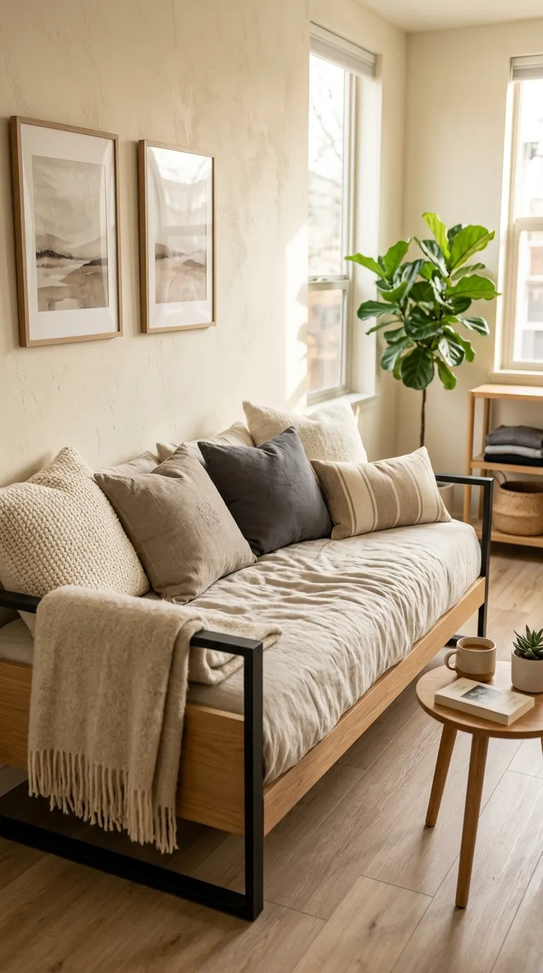 how to divide studio apartment into zones 7