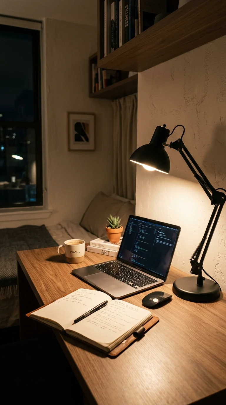 how to divide studio apartment into zones 9