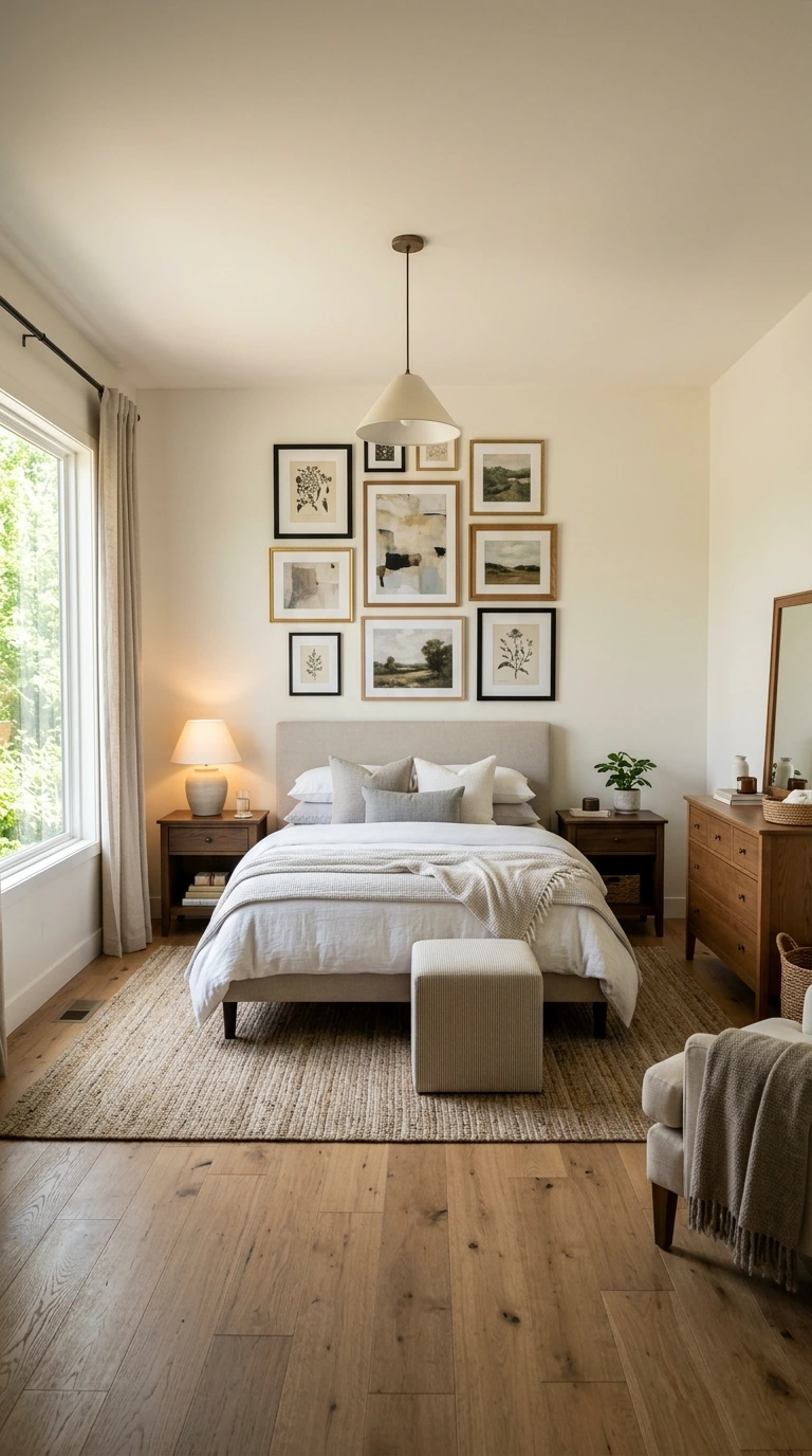 how to hang bedroom wall decor 13