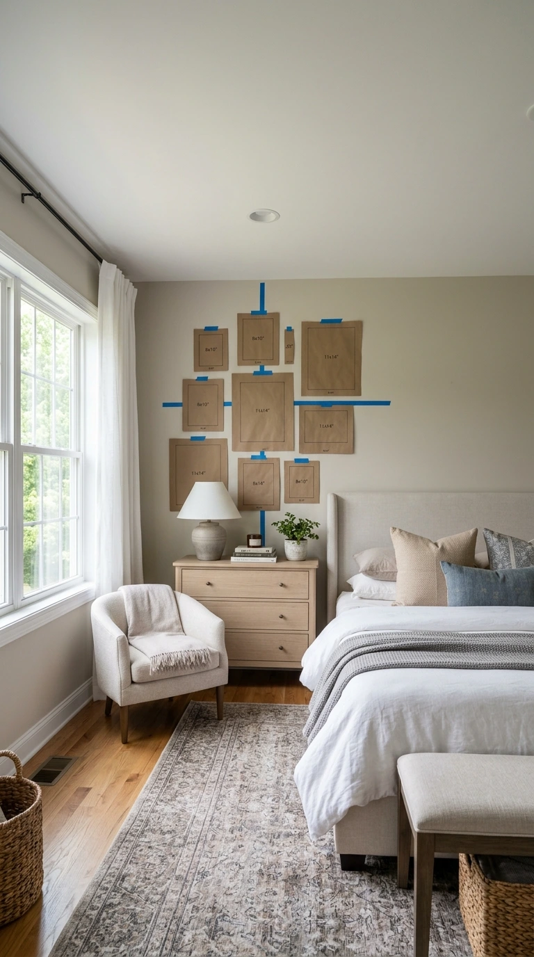 how to hang bedroom wall decor 14