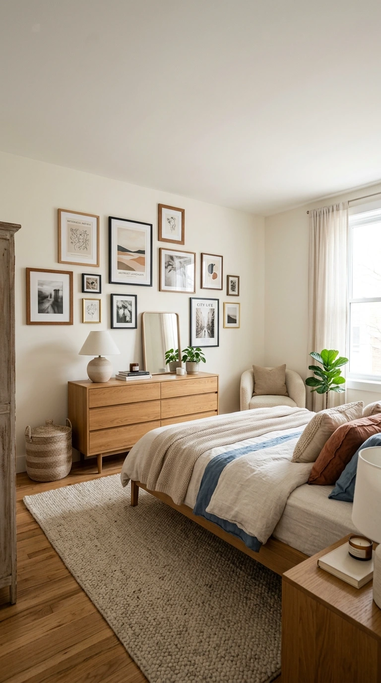 how to hang bedroom wall decor 27