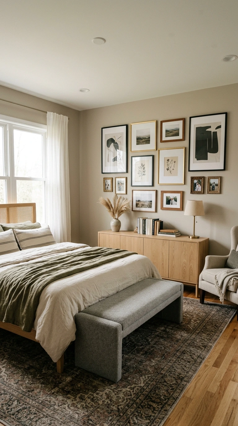 how to hang bedroom wall decor 29