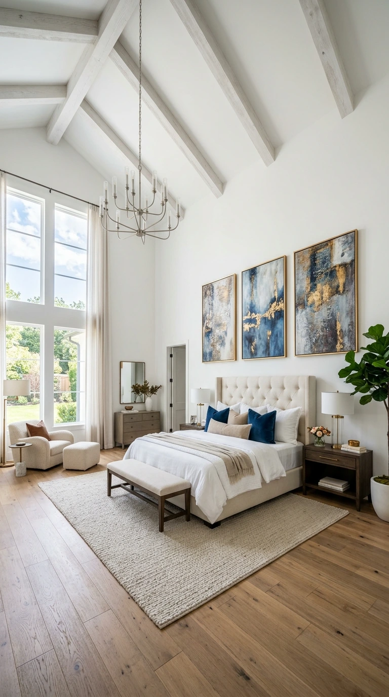 how to hang bedroom wall decor 7