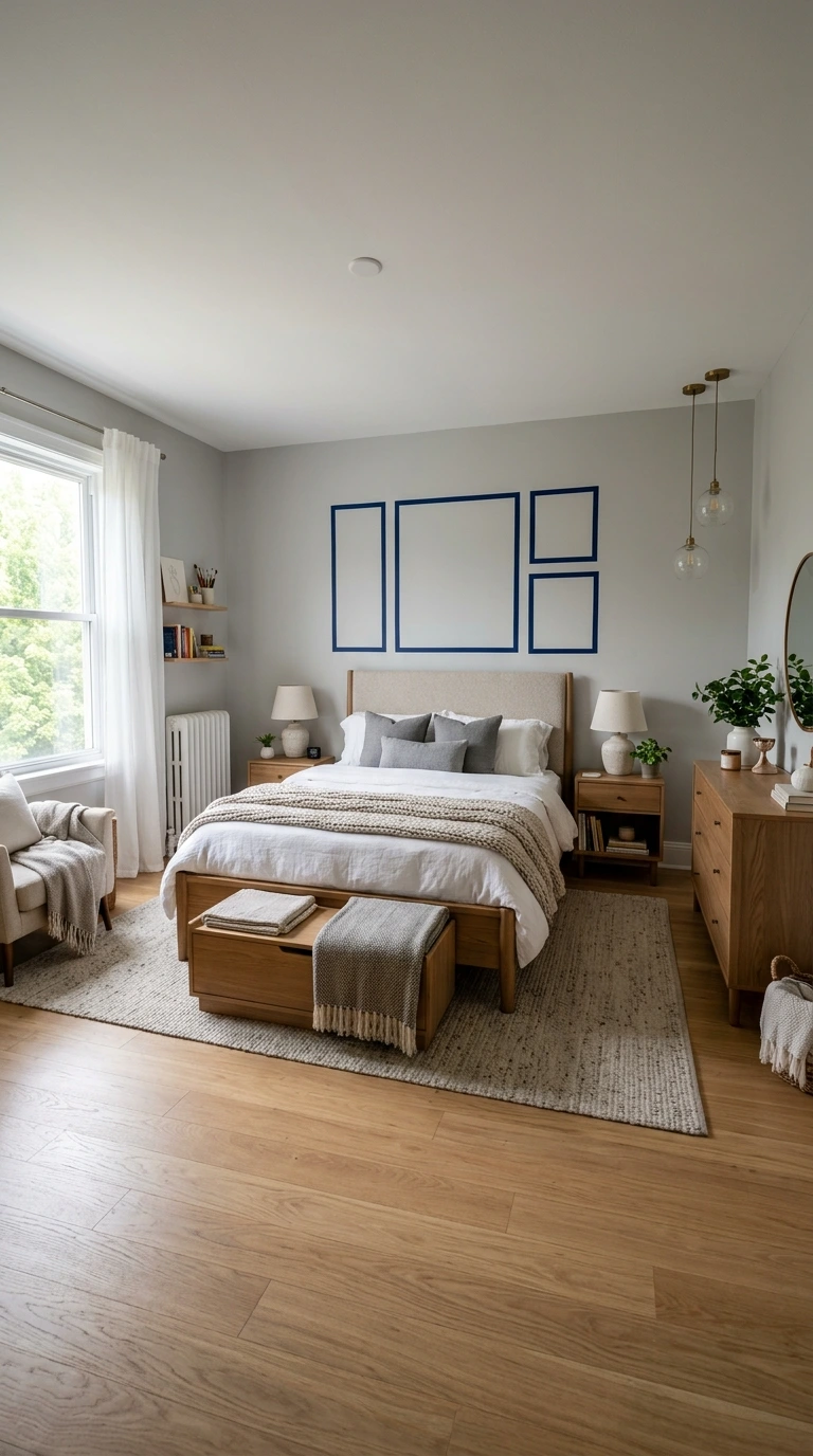 how to hang bedroom wall decor 8