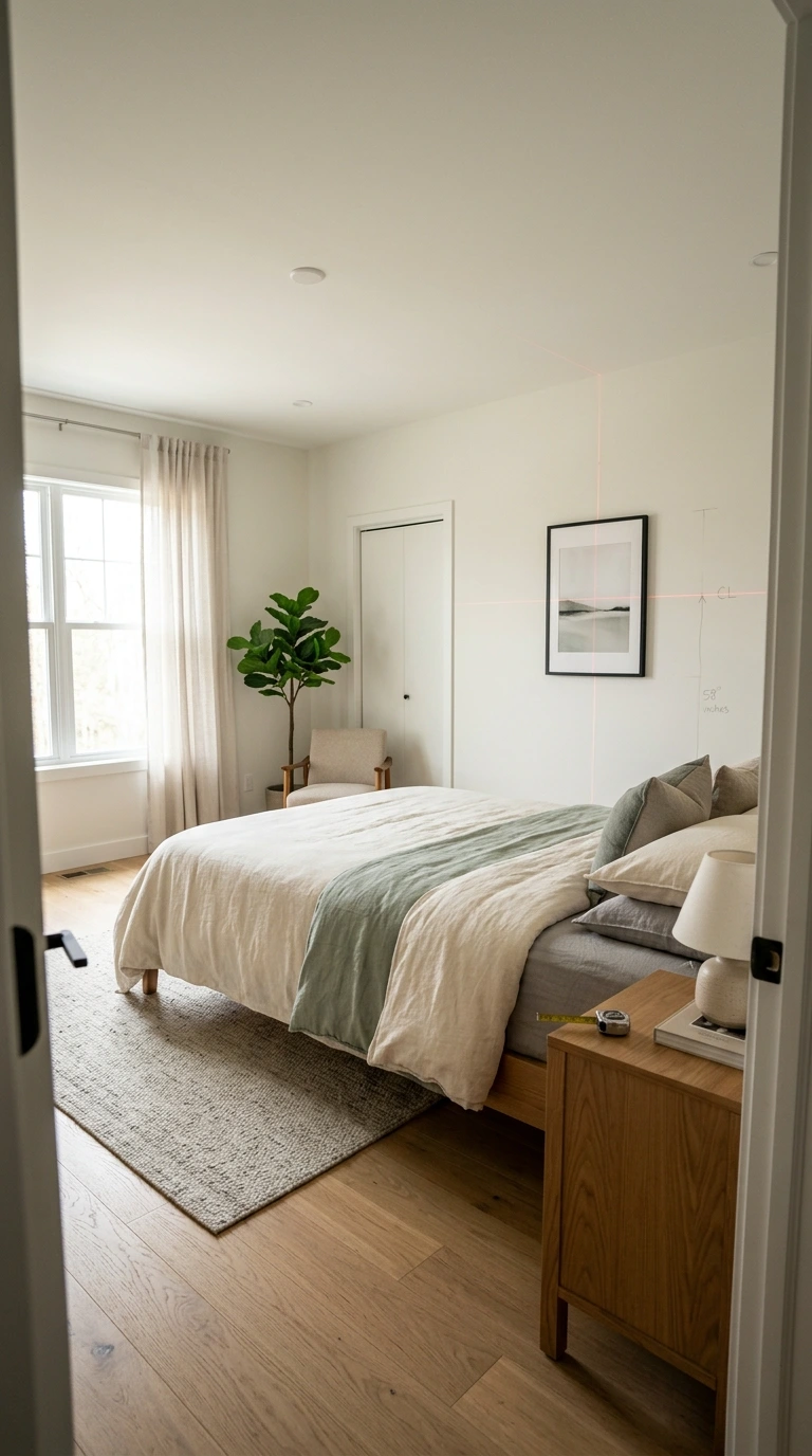 how to hang bedroom wall decor 9
