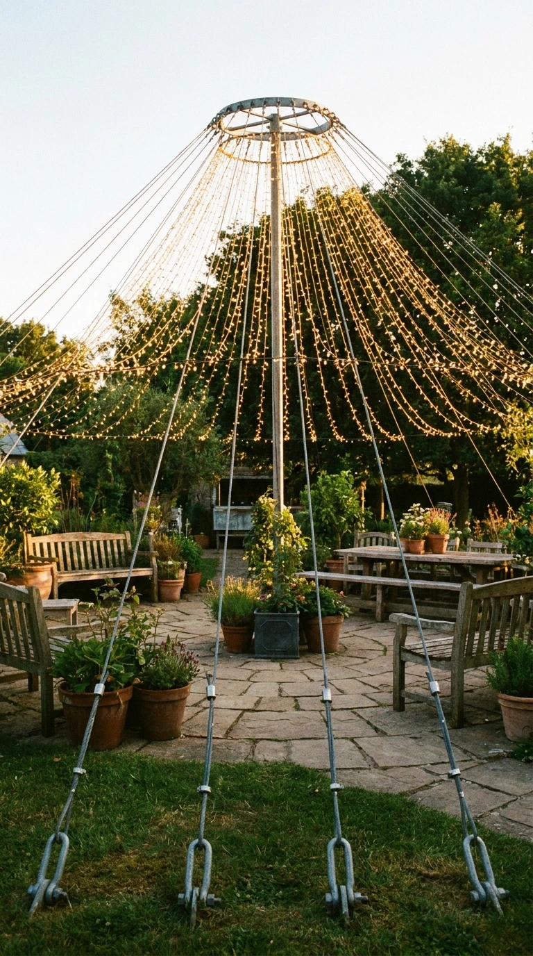 how to hang outdoor string lights no drilling 11