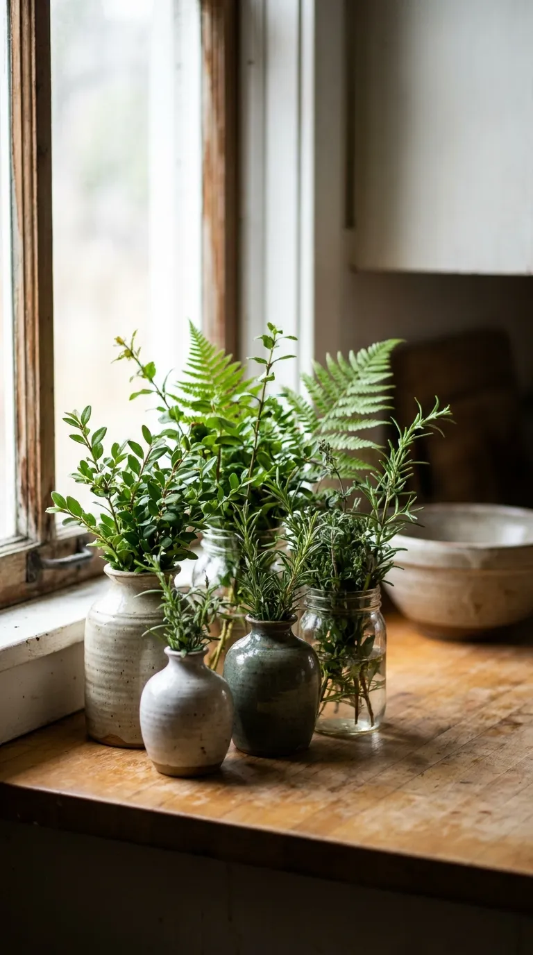 kitchen counter decor aesthetic 26