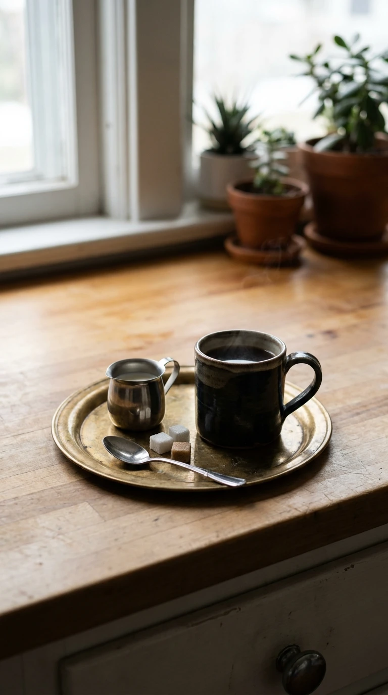 kitchen counter decor aesthetic 35